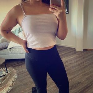 Light purple crop tank